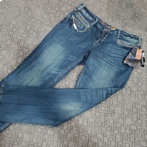 Seven Jeans Lane Bryant Fleur-de-lis Pockets SZ 18